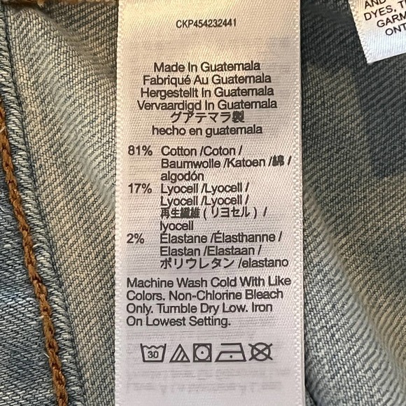 MADEWELL‎ HIGH RISE DISTRESSED CUFFED DENIM SHORTS AINGER WASH BLUE SIZE 35 NWT - Picture 12 of 16